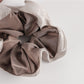 Gifty - Mesh Satin Jacquard Texture Patchwork Scrunchie