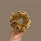 Gifty - Plaid Print Ruffled Ponytail Scrunchie