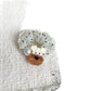 Gifty - Cartoon Dog Polka Dot Ruffle Trim Scrunchie