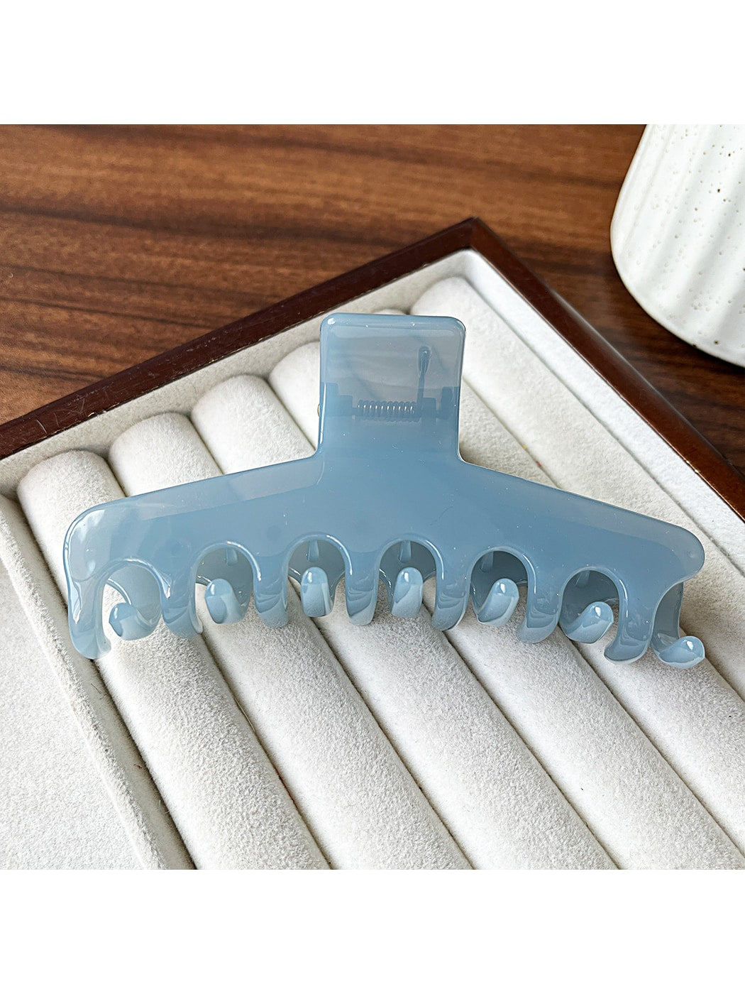 Beau - Minimalist Solid Color Plastic Claw Clip