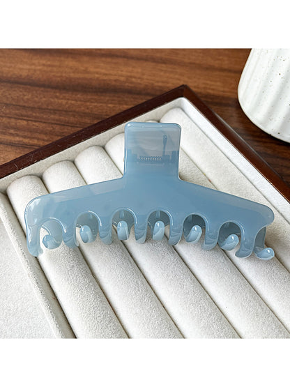 Beau - Minimalist Solid Color Plastic Claw Clip