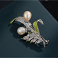 Brovia - Lily of the Valley Floral Alloy Brooch