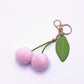 Keypus - Cherry Shaped Bag Charm Keychain