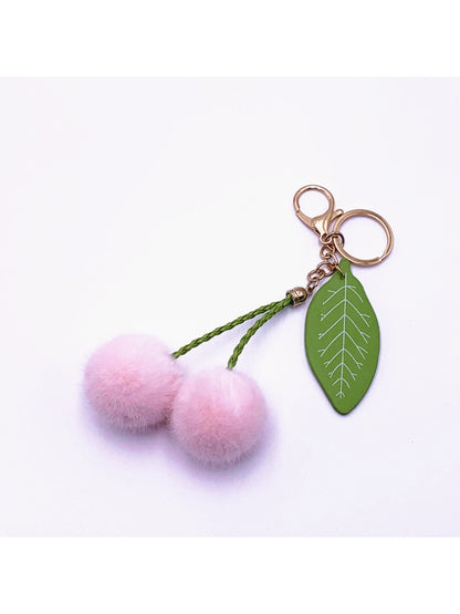 Keypus - Cherry Shaped Bag Charm Keychain