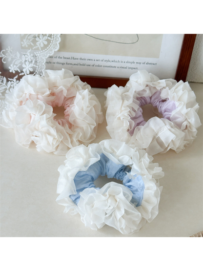 Gifty - High Elastic Ruffle Ballet Style Scrunchie