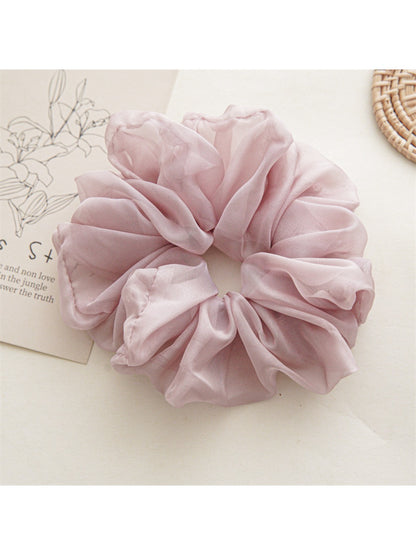 Gifty - Solid Color Chiffon Scrunchie