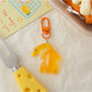 Keypus - Cute Solid Color Roast Duck Shaped Keychain