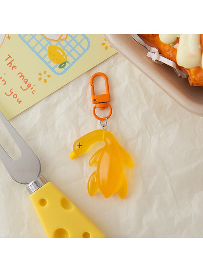 Keypus - Cute Solid Color Roast Duck Shaped Keychain