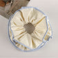 Gifty - Striped Ruffle Double Layer Fabric Scrunchie