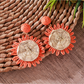 Earedge - Bohemian Round Geometric Raffia Earrings
