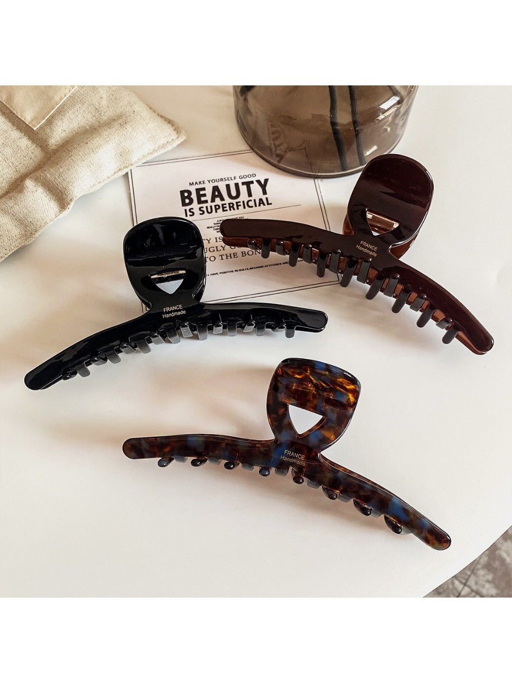 Beau - Vintage Straight Hair Claw Clip