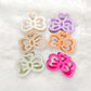 Beau - Openwork Bow Shape Plastic Alloy Claw Clip