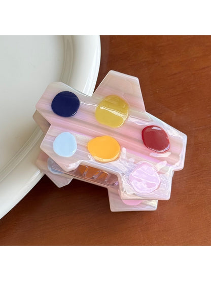 Beau - Creative Irregular Acetate Hair Claw Clip with Dots