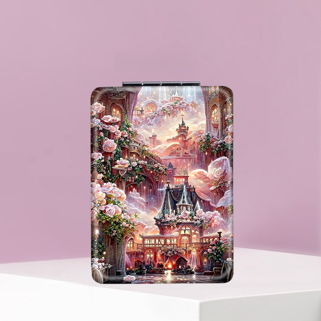 Mirroray - Foldable Cartoon Style Handheld Makeup Mirror