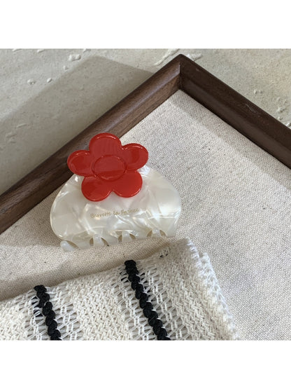 Beau - Stylish Acetate Flower Pattern Hair Clip