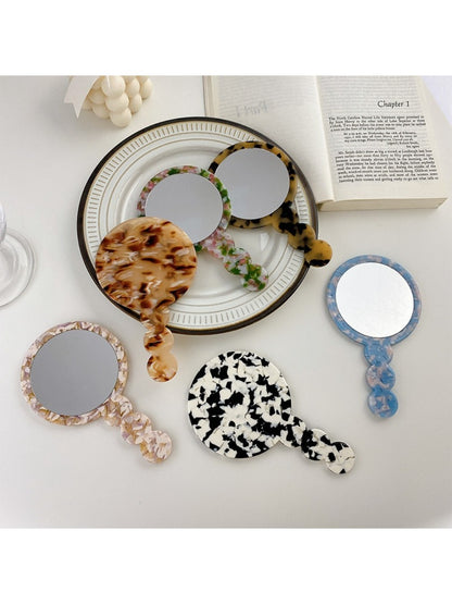 Mirroray - Vintage Geometric Handled Vanity Mirror