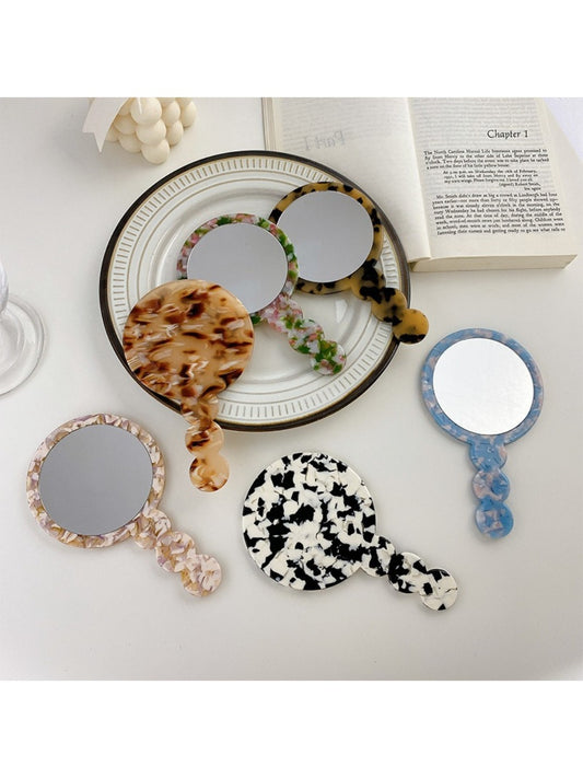 Mirroray - Vintage Geometric Handled Vanity Mirror