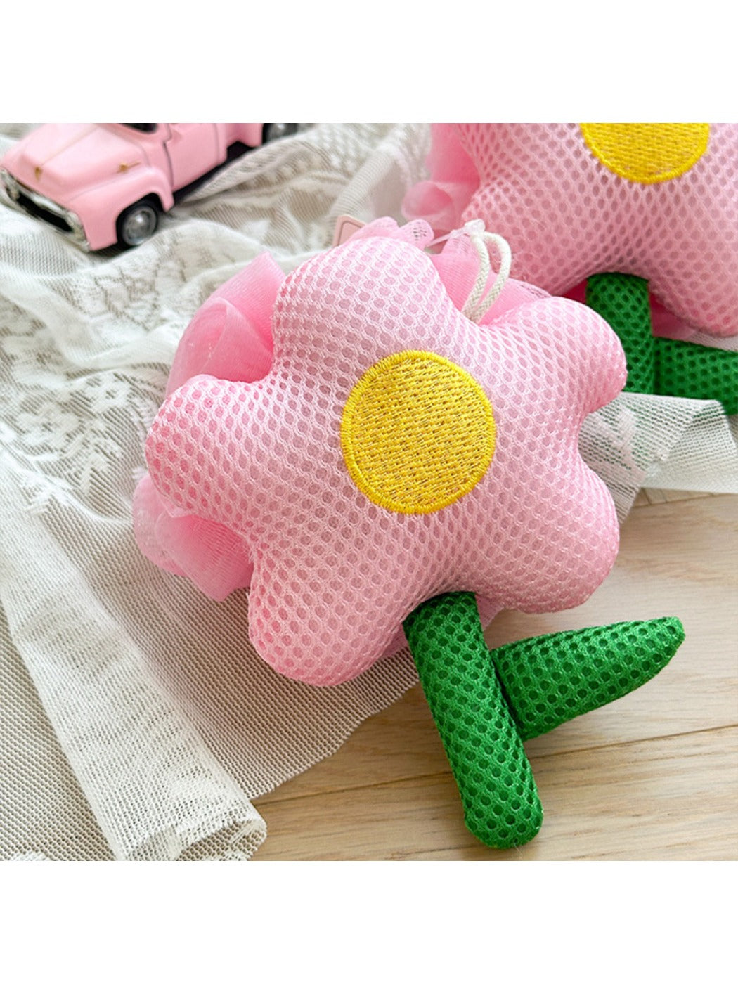 Papo - Pretty Flower Shaped Bath Pouf
