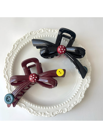 Beau - Charming Bow Shaped Hair Claw Clip
