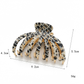 Beau - Chrysanthemum Shape Textured Hair Claw Clip
