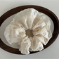 Gifty - Lace Trim Bow Detail Polyester Scrunchie
