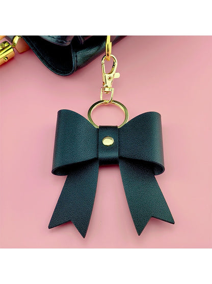 Keypus - Modern Simple Bow Shape Bag Charm Keychain