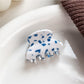 Beau - Geometric Acetate Board Pattern Claw Clip