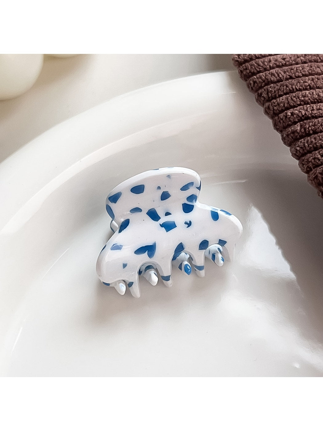 Beau - Geometric Acetate Board Pattern Claw Clip