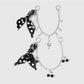 Keypus - Polka Dot Scarf Cherry Chain Bag Charm Keychain