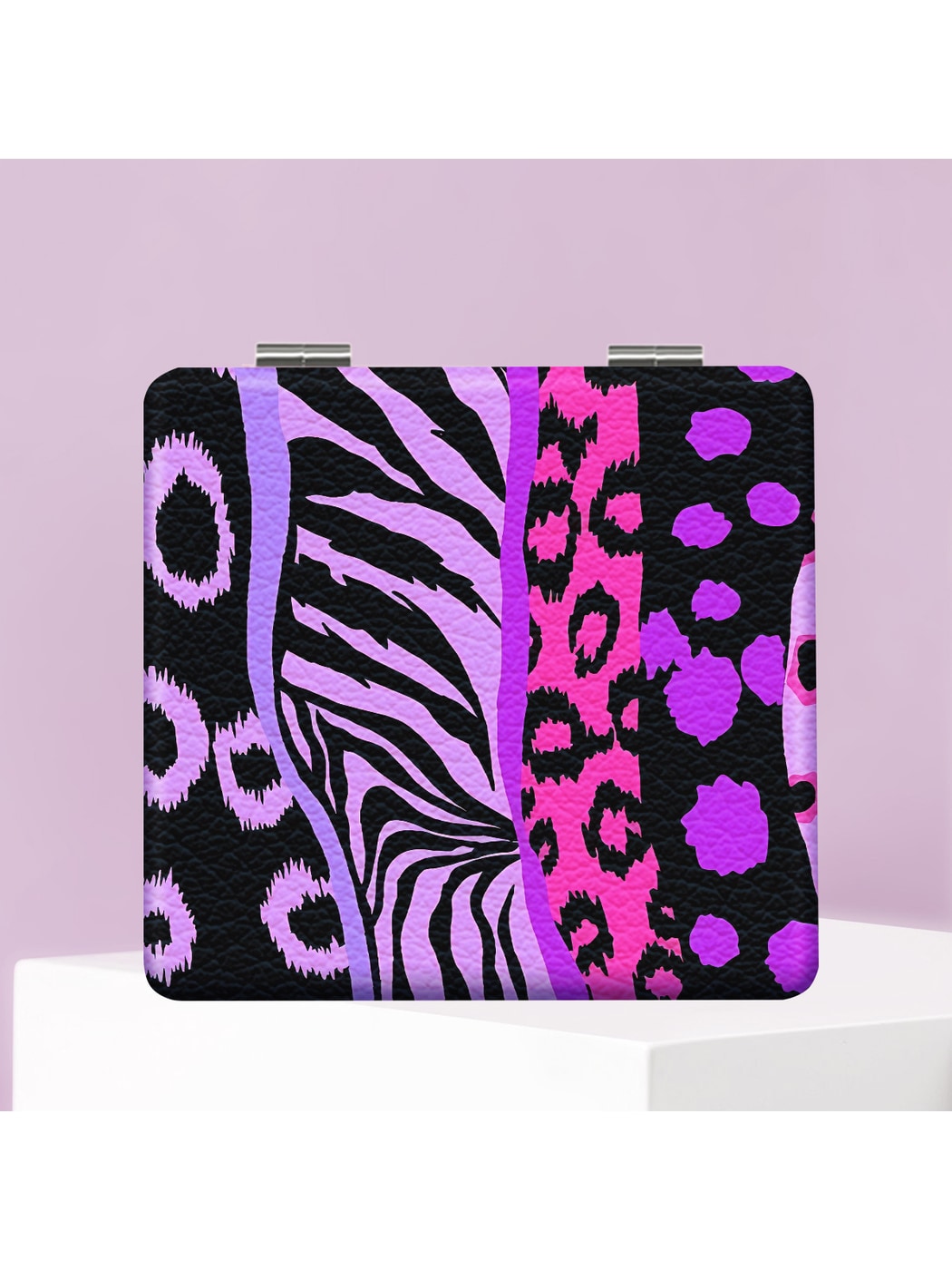 Mirroray - Y2K Style Animal Print Makeup Mirror