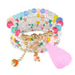 Close-up of individual beads on Lovra stackable bracelets showing intricate details