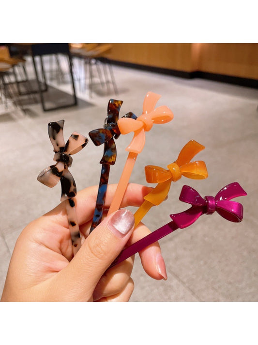 Beau - Chic Rectangular Bow Hair Clip