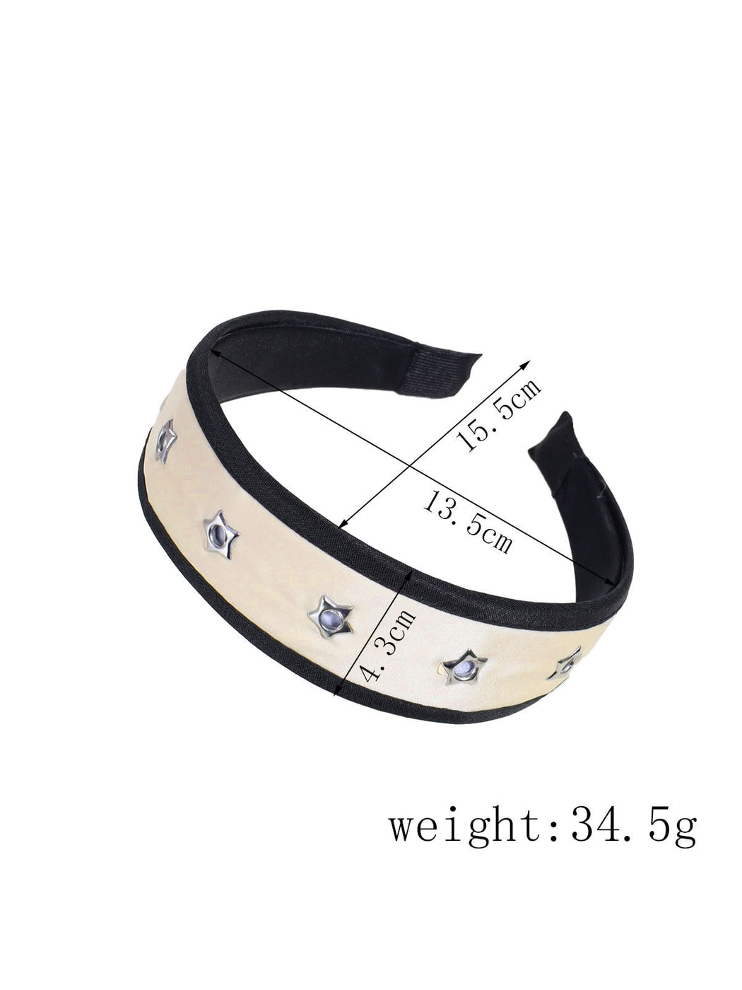 Gifty - Star Cutout Satin Look Fashion Headband