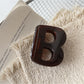 Beau - Minimalist B Shaped Hair Claw Clip