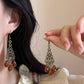 Earedge - Brown Bohemian Vacation Earrings