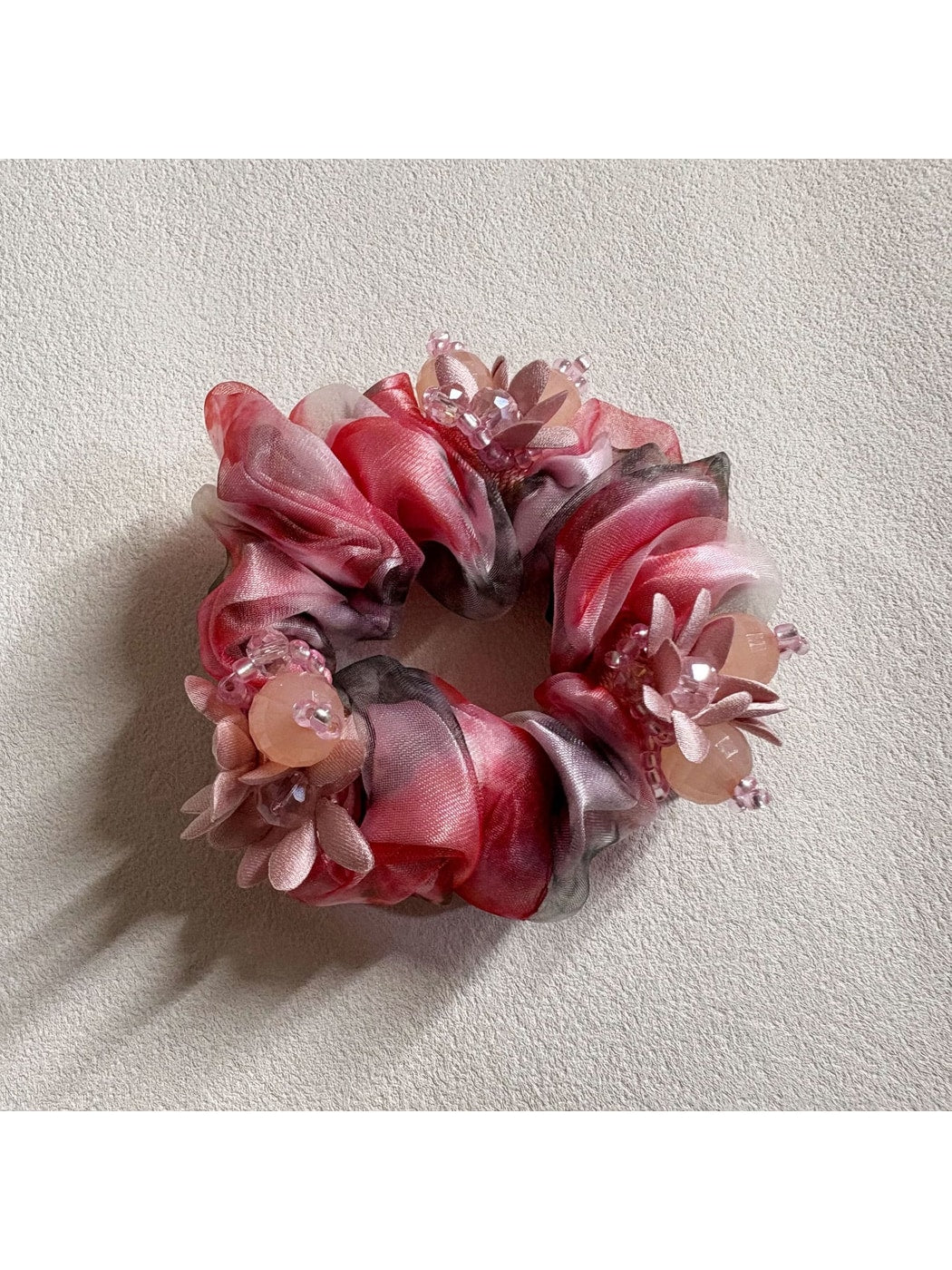 Gifty - Retro Mesh Look Polyester Scrunchie