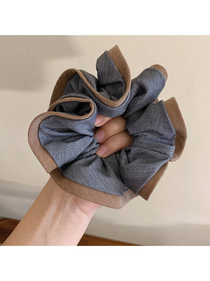 Gifty - Color-Blocked Voluminous Scrunchie