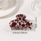 Beau - Leopard Print Half Moon Claw Clip