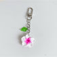 Keypus - Alloy Plastic Flower Pendant Bag Charm Keychain