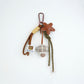 Keypus - Lucky Star Faux Leather Keychain