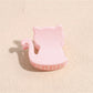 Beau - Glossy Cat Shape Acrylic Alloy Claw Clip