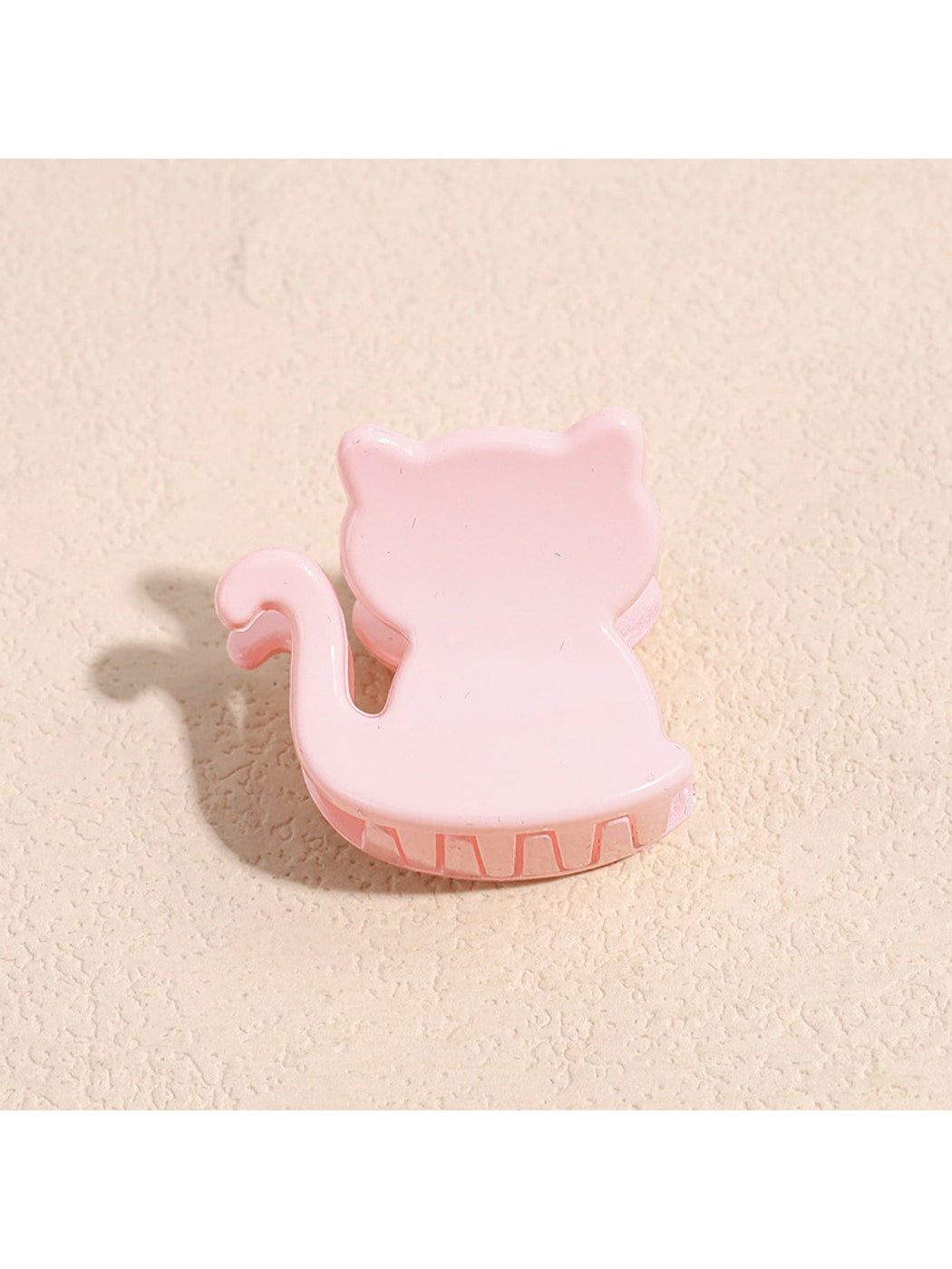 Beau - Glossy Cat Shape Acrylic Alloy Claw Clip