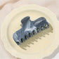 Beau - Marbled Plastic Flat Profile Hair Claw Clip