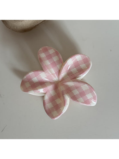 Beau - Adorable Plumeria Shaped Hair Claw Clip