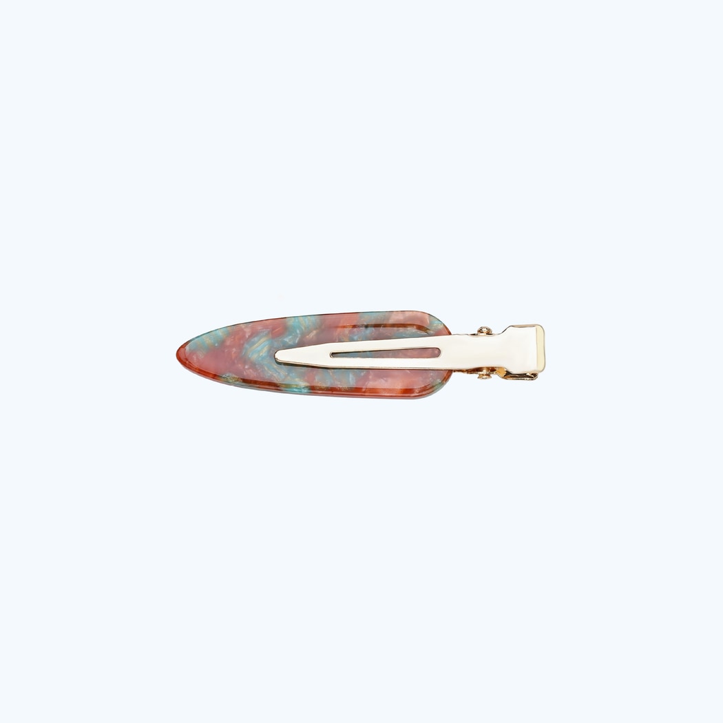 Beau - Vintage Marbled Tapered Hair Clip