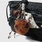 Keypus - Y2K Leopard Print Scarf Charm Keychain