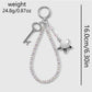 Keypus - Key and Bow Beaded Design Keychain