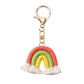 Keypus - Cute Rainbow Fringe Keychain