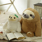 Kuta - Adorable Sloth Plush Toy Soft Stuffed Animal Pillow