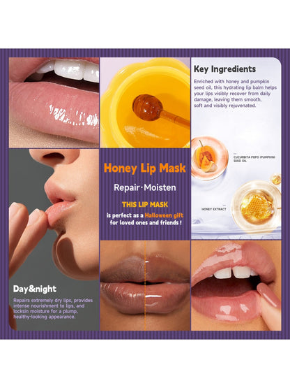 Royues - Honey Pumpkin Lip Mask Coffret